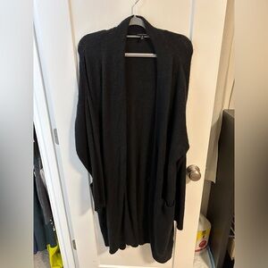 Universal Standard black duster cardigan - M (sz18-20)